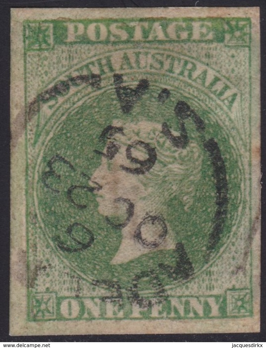South Australia      .     Stamp  ( 2 Scans )      .  O    .         Cancelled      .  /   .  Gebruikt - Gebruikt