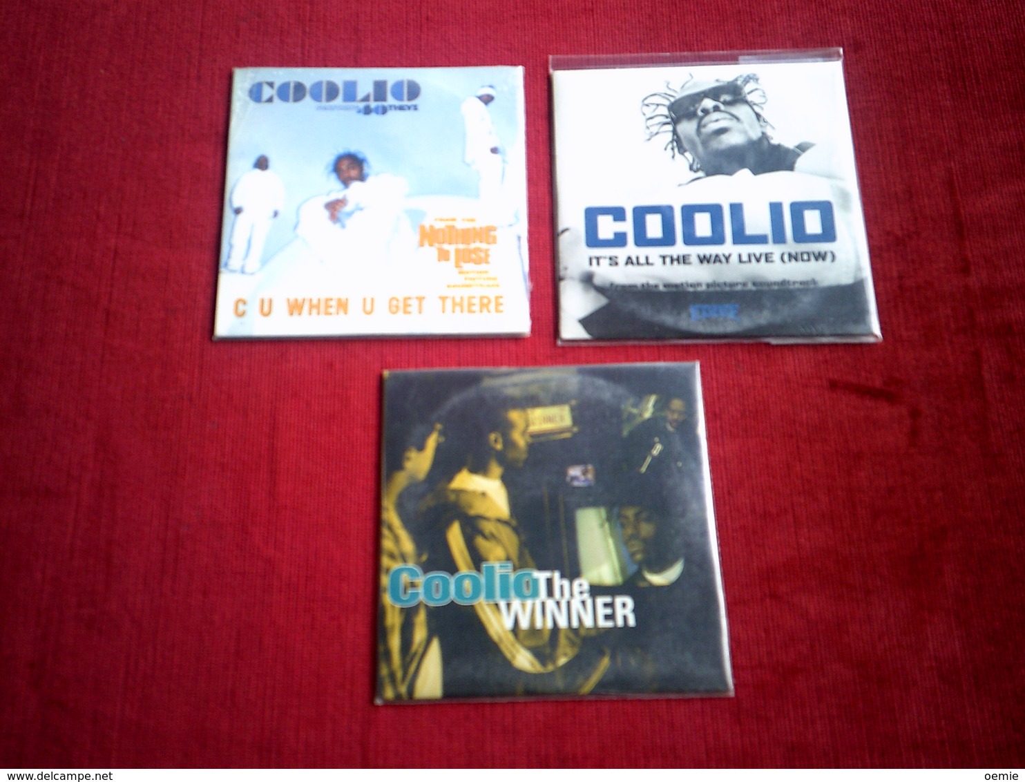 COOLIO  ° COLLECTION DE 3 CD  SINGLE  2  TITRES - Collections Complètes