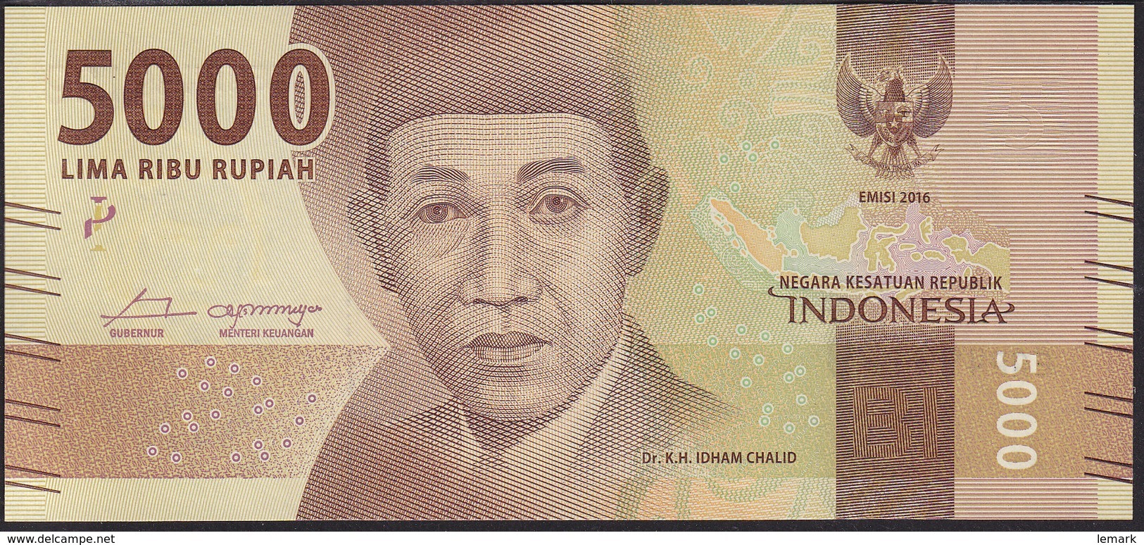 Indonesia 5000 Rupiah 2016 UNC - Indonésie