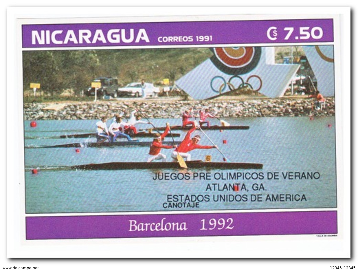 Nicaragua 1991, Postfris MNH, Olympic Summer Games - Nicaragua