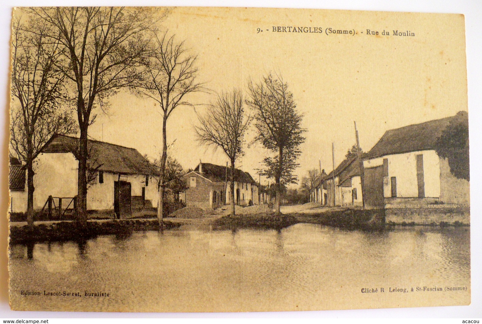 BERTANGLES   Rue Des MOULINS - Autres & Non Classés