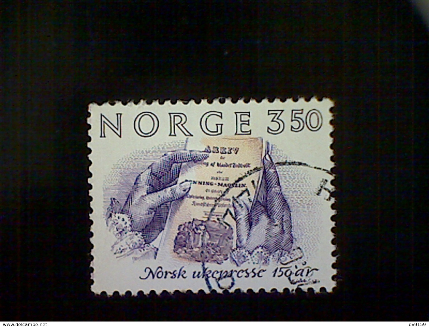 Norway, Scott #849, Used (o), 1984, First Edition, 3.50k, Violet And Pink - Used Stamps