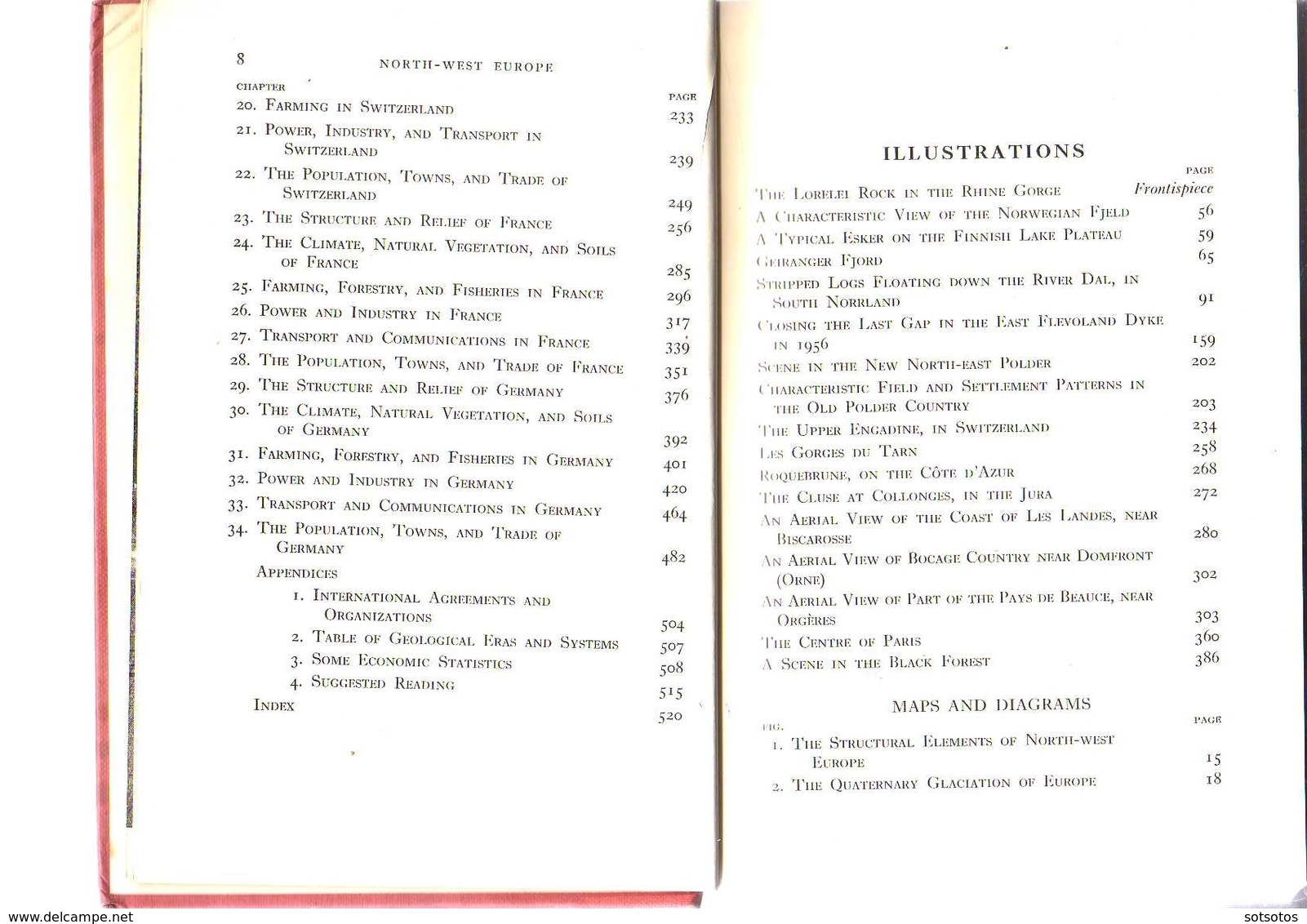 NORTH WEST EUROPE: P.J.POWRIE And A.J. MANSFIELD, Ed. G.G. HARRAP (1959), 524 Pages, Good Condition - Antiquité