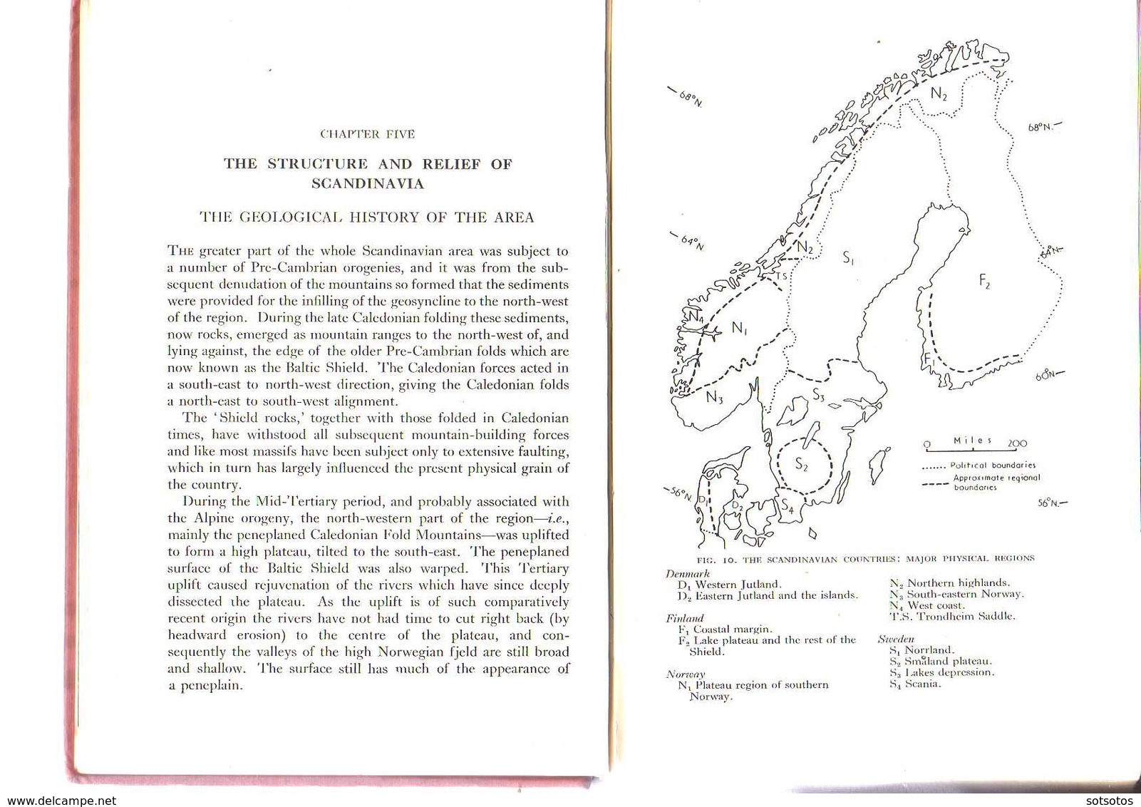 NORTH WEST EUROPE: P.J.POWRIE and A.J. MANSFIELD, Ed. G.G. HARRAP (1959), 524 pages, good condition