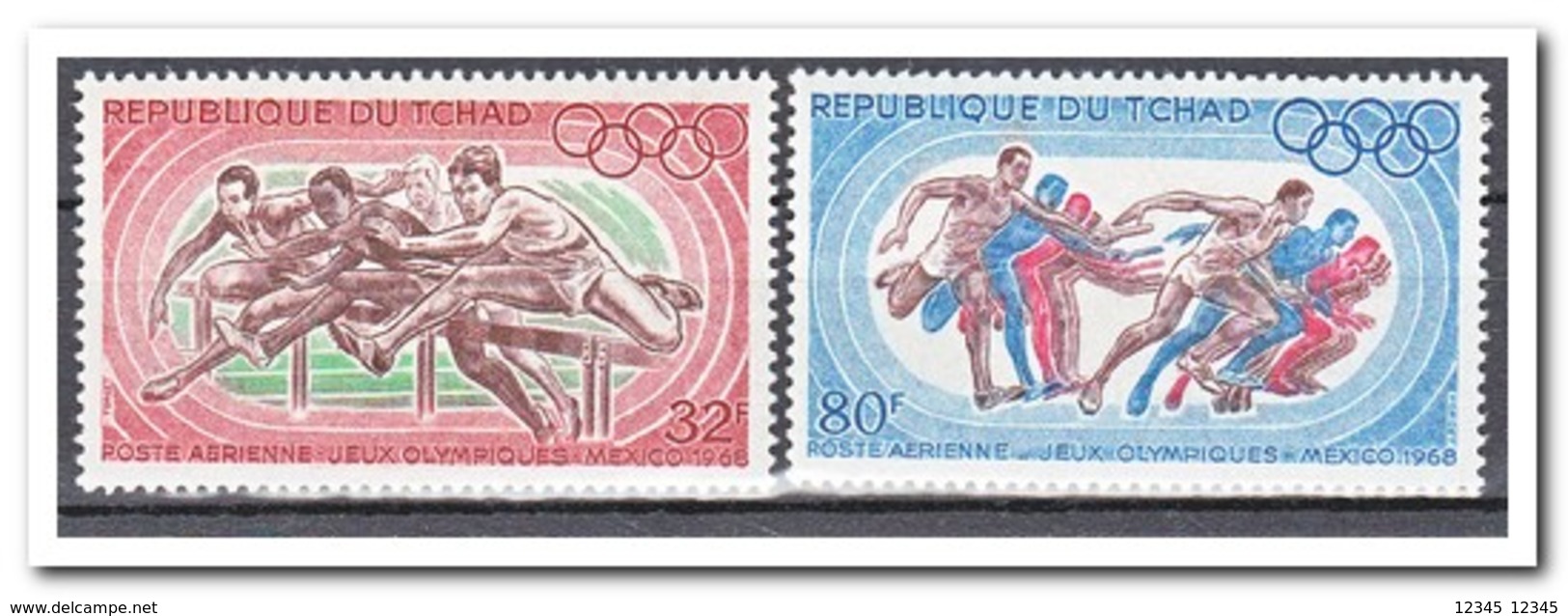 Tsjaad 1968, Postfris MNH, Olympic Summer Games - Tsjaad (1960-...)