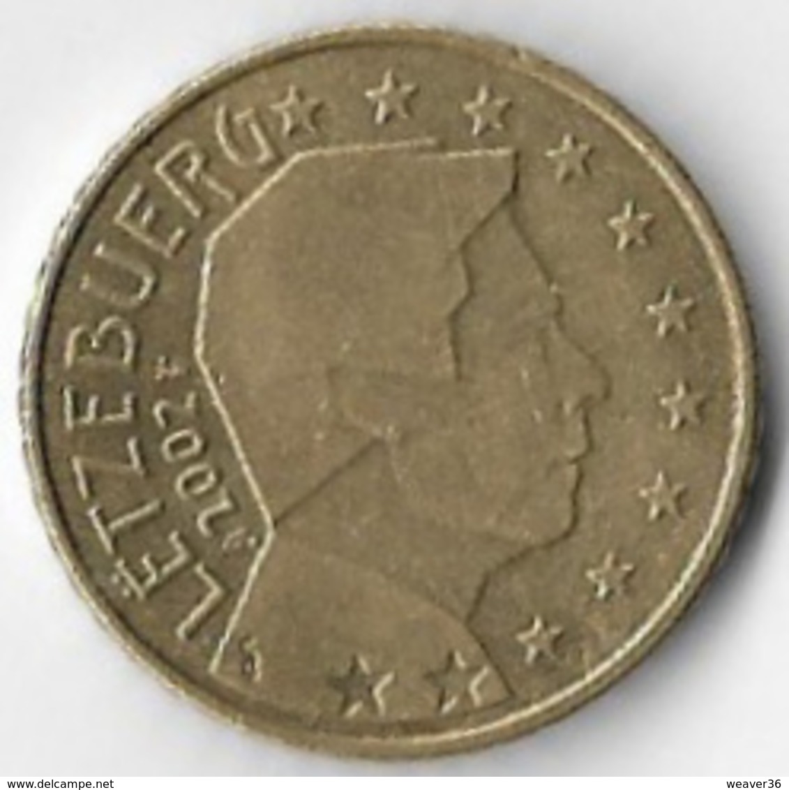 Luxembourg 2002 50 (Euro) Cents [C832/2D] - Luxembourg