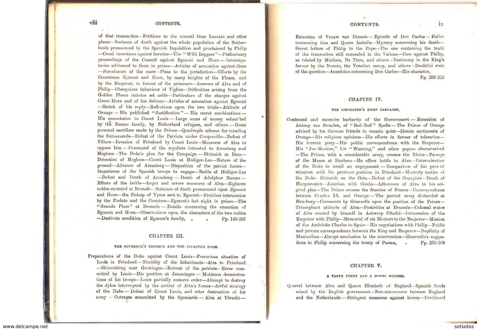 The RISE of the DUTCH REPUBLIC vol. II: J. LOTHROP MOTLEY and A.J. MANSFIELD, Ed. Fr. WARNE (1902?), 572 pages, good con