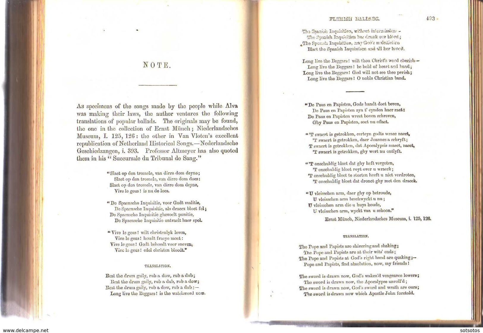 The RISE of the DUTCH REPUBLIC vol. II: J. LOTHROP MOTLEY and A.J. MANSFIELD, Ed. Fr. WARNE (1902?), 572 pages, good con