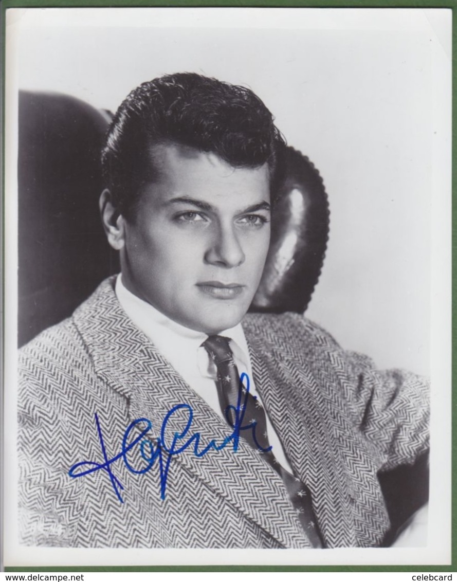 TONY CURTIS   AUTOGRAPH / AUTOGRAMM   In Person Signed Glossy Photo 20/25  Cm  8/10 Inch - Sonstige & Ohne Zuordnung