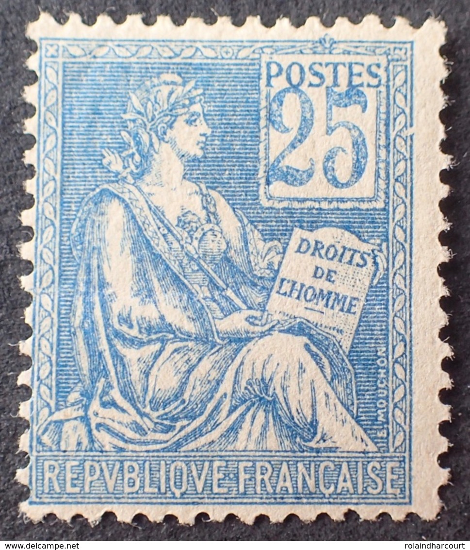 FD/3048 - 1900 - TYPE MOUCHON - N°114a ➤➤➤ Chiffres Déplacés TIMBRE NEUF* - Pliure Visible Au Verso - Cote : 950,00 € - Unused Stamps