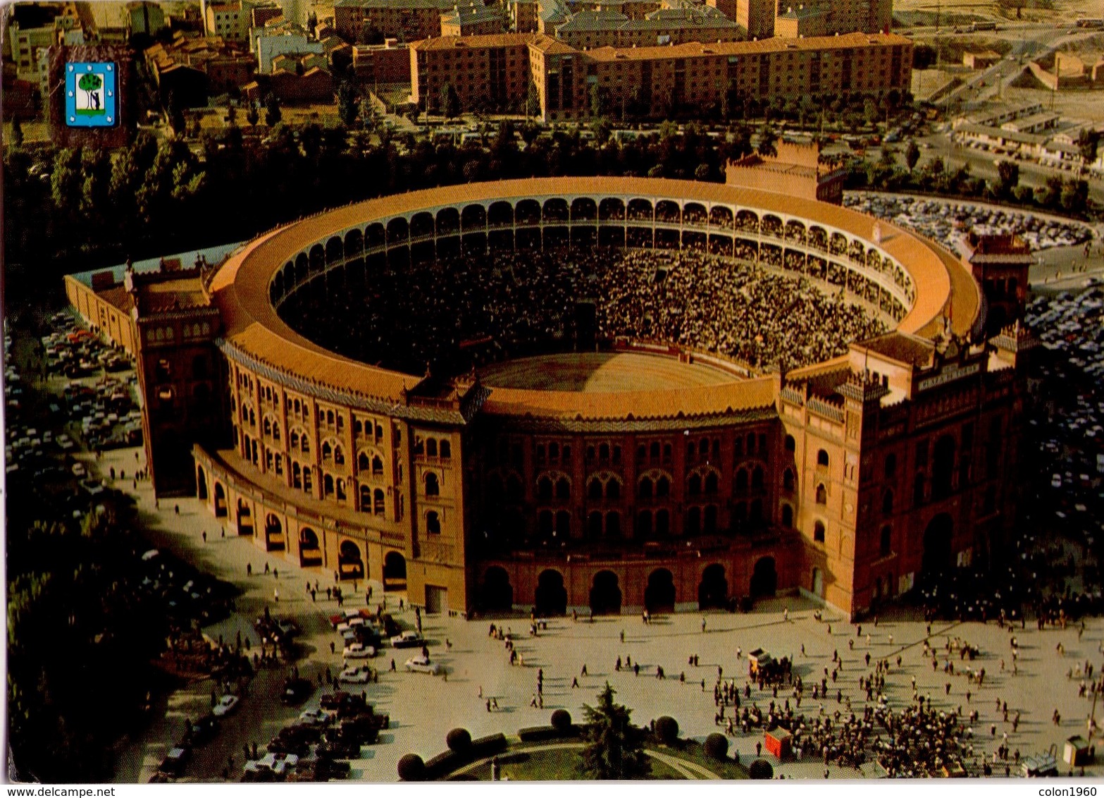 POSTAL Nº10, PLAZA DE TOROS DE MADRID - ESPAÑA. (423) CIRCULADA - Corridas