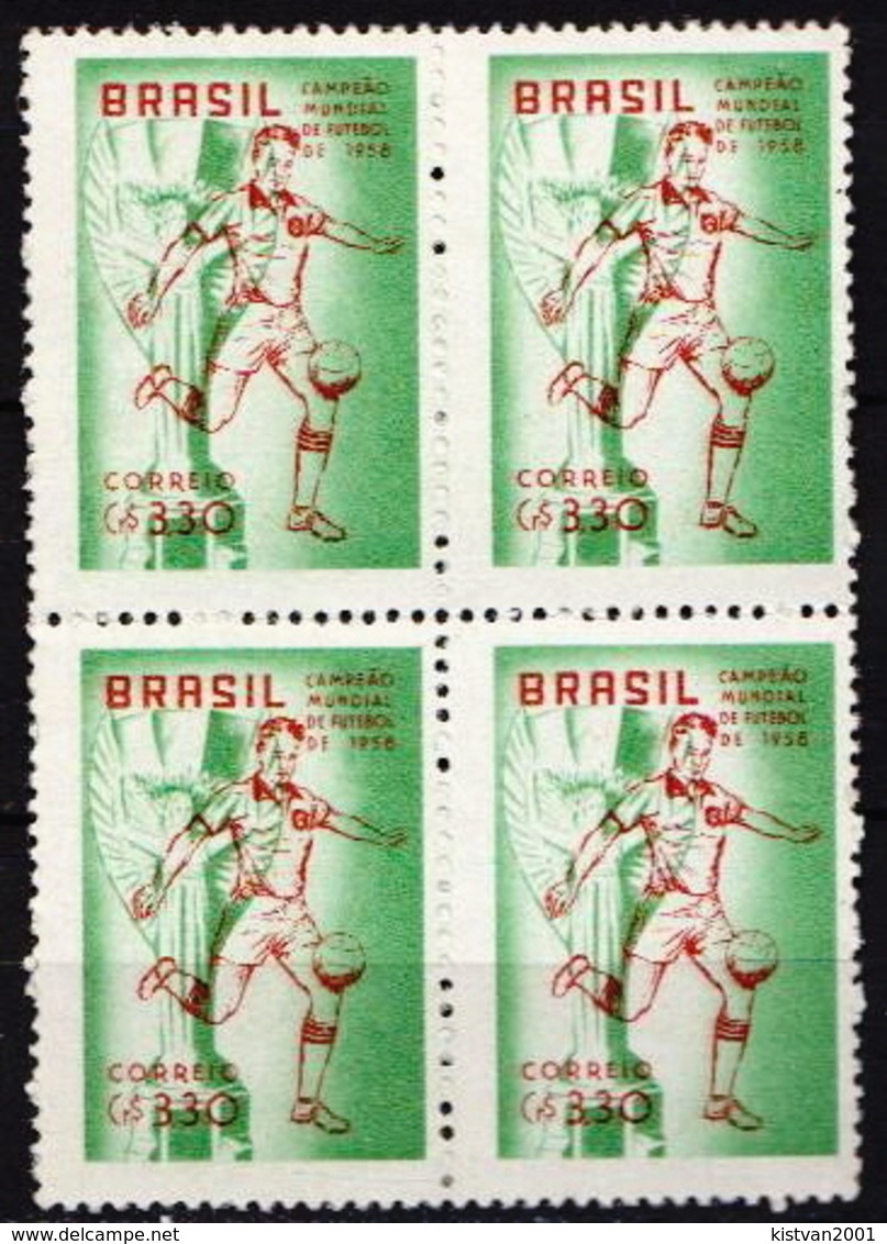 Brazil MNH Stamp In Block Of 4 - 1958 – Sweden