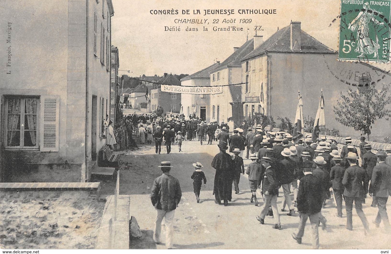 71- CPA CHAMBILLY 1909 Congrès De La Jeunesse Catholique - Otros & Sin Clasificación