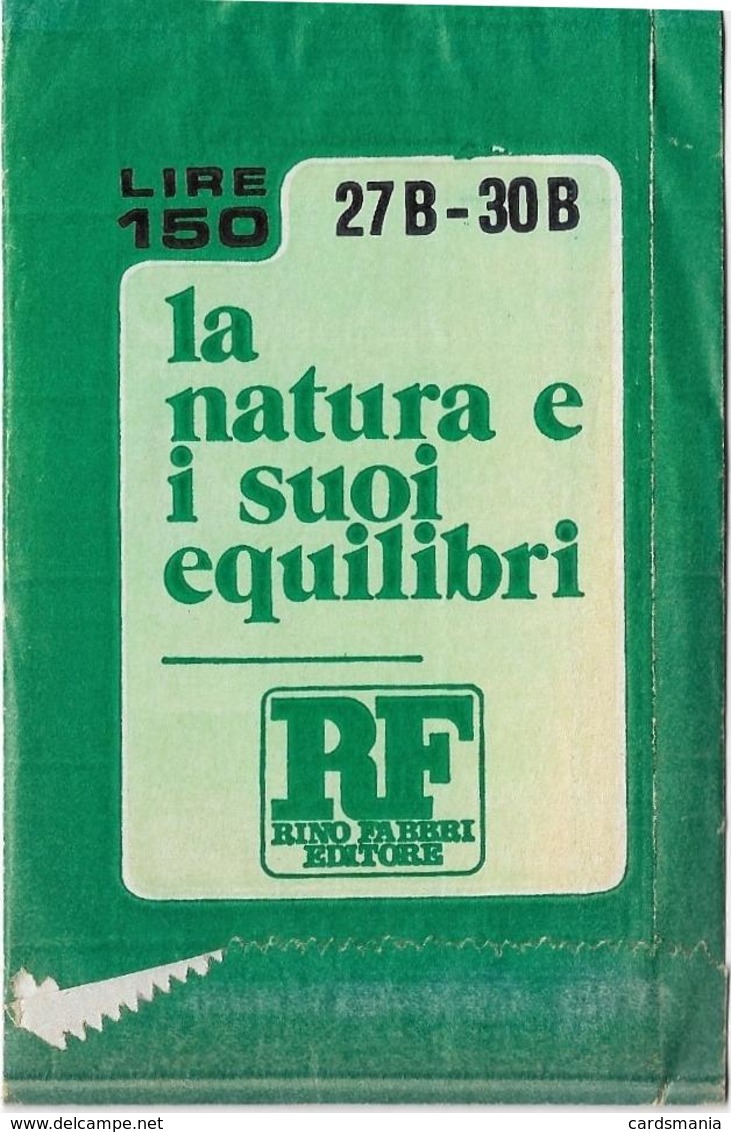 BUSTINA FIGURINE LA NATURA MINACCIATA EDIZIONI RINO FABBRI SIGILLATA PIENA - Altri & Non Classificati