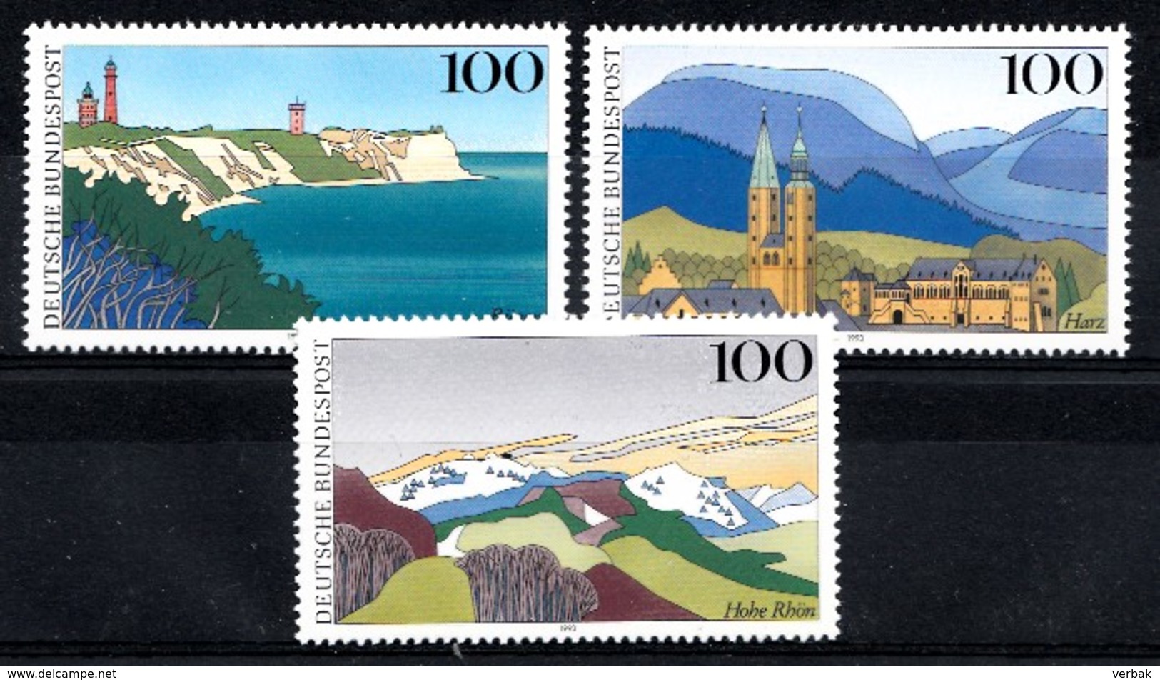 Allemagne 1993  Mi.:nr.1684-1686 Bilder Aus Deutschland  Neuf Sans Charniere / Mnh / Postfris - Ungebraucht