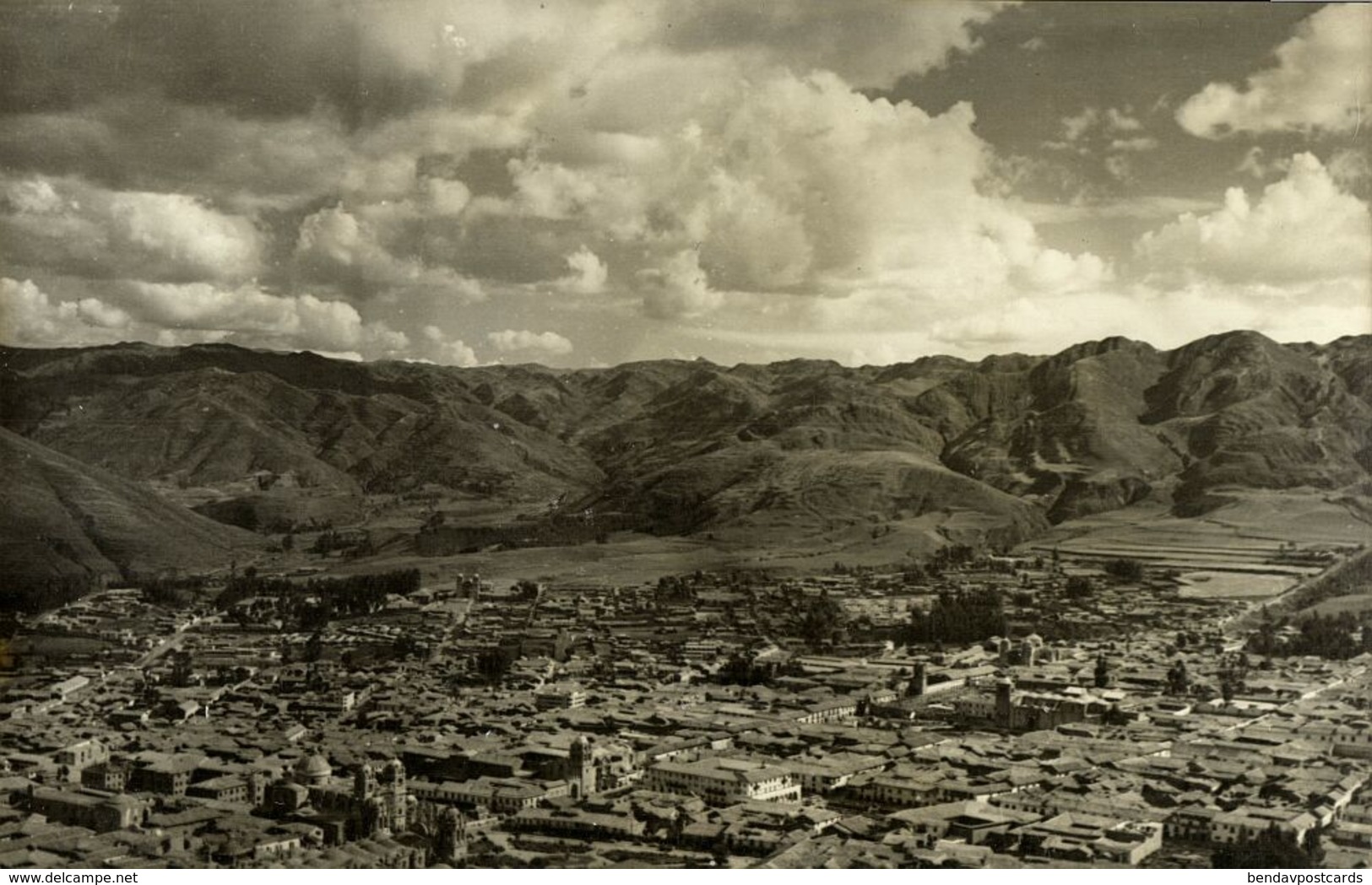 Peru, CUZCO, Vista Parcial (1910s) RPPC Postcard - Peru