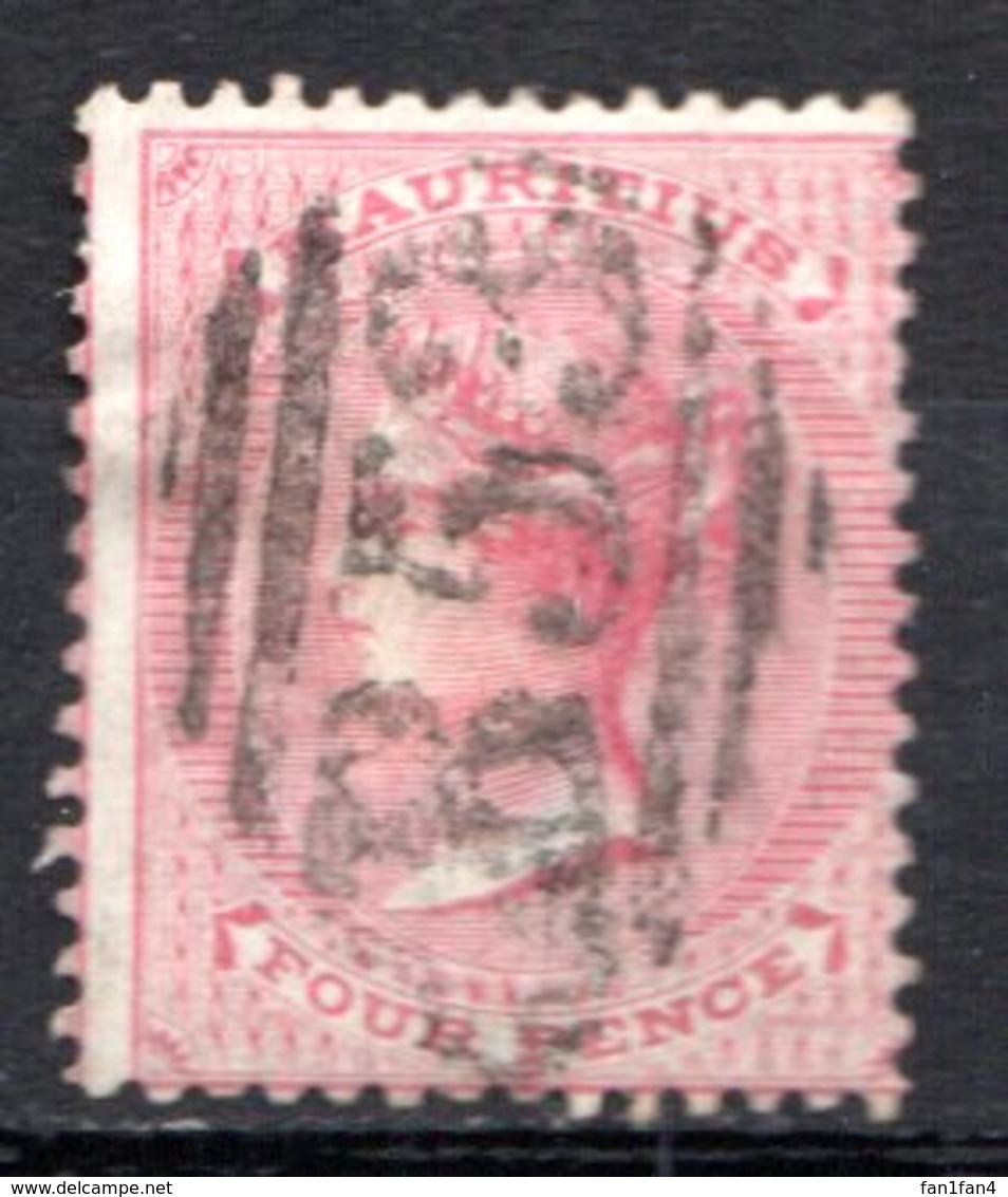 MAURICE - (Colonie Britannique) - 1860-63 - N° 25 - 4 P. Rose - (Victoria) - Mauritius (...-1967)