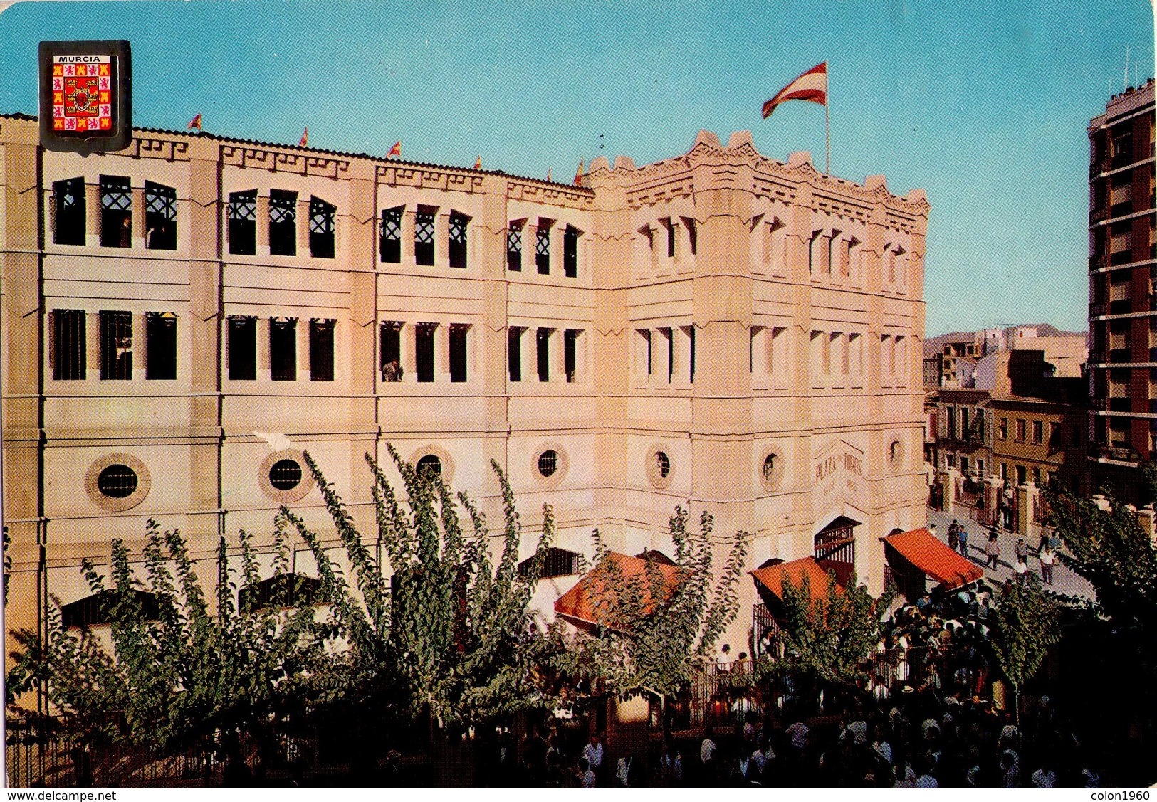 POSTAL Nº94, PLAZA DE TOROS DE MURCIA - ESPAÑA. (288) - Corridas