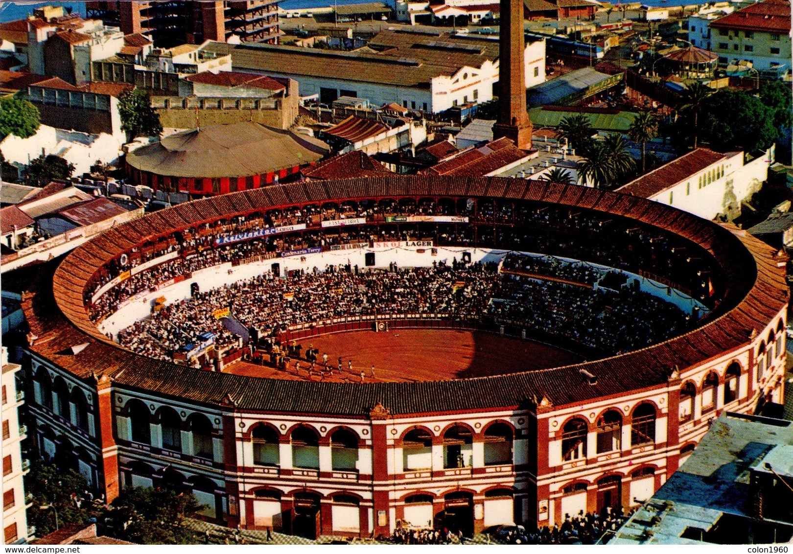 POSTAL Nº1189, PLAZA DE TOROS DE MALAGA - ESPAÑA. (293) CIRCULADA - Stierkampf