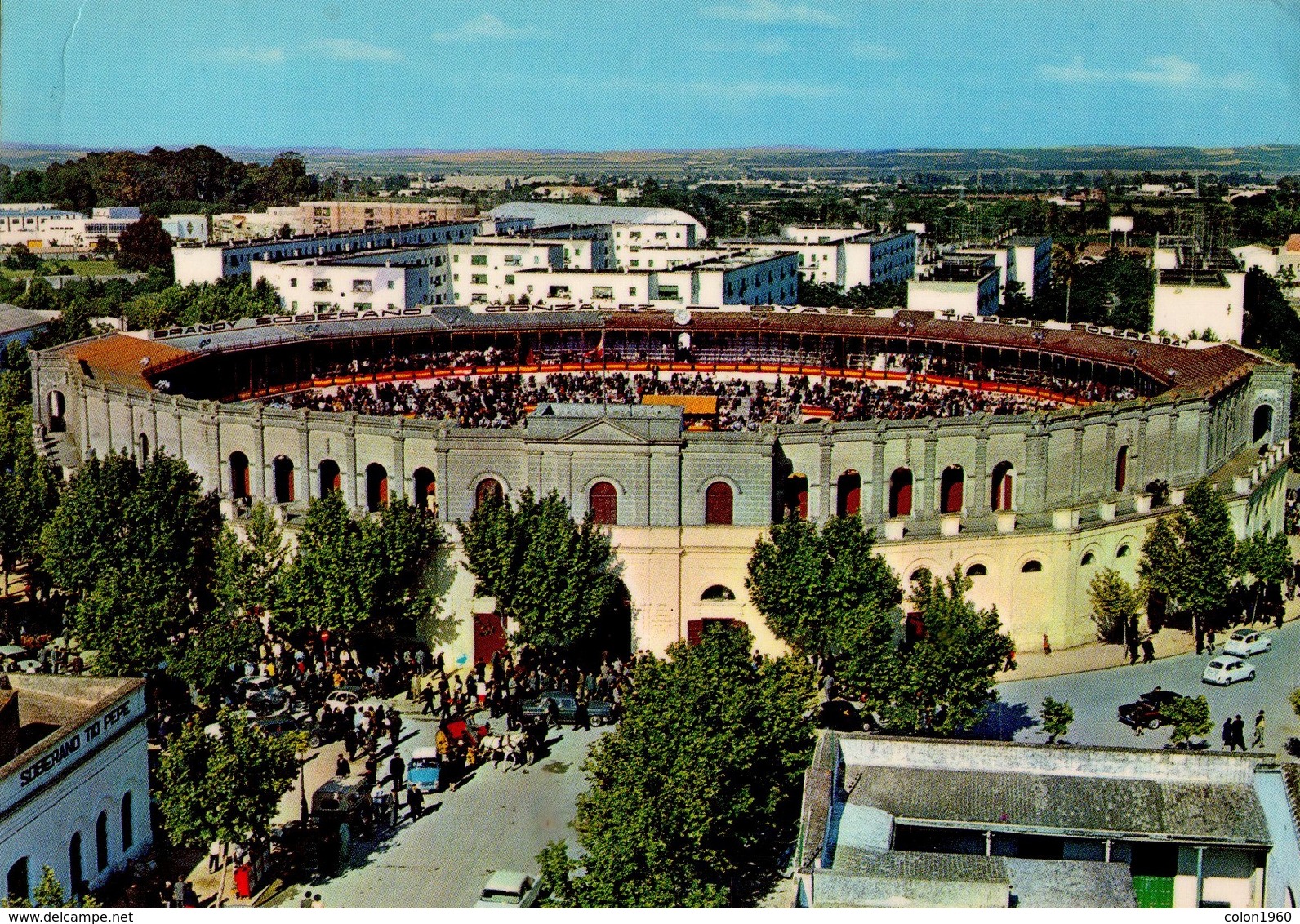 POSTAL Nº9025, PLAZA DE TOROS DE JEREZ DE LA FRONTERA - ESPAÑA. (290) CIRCULADA - Corridas