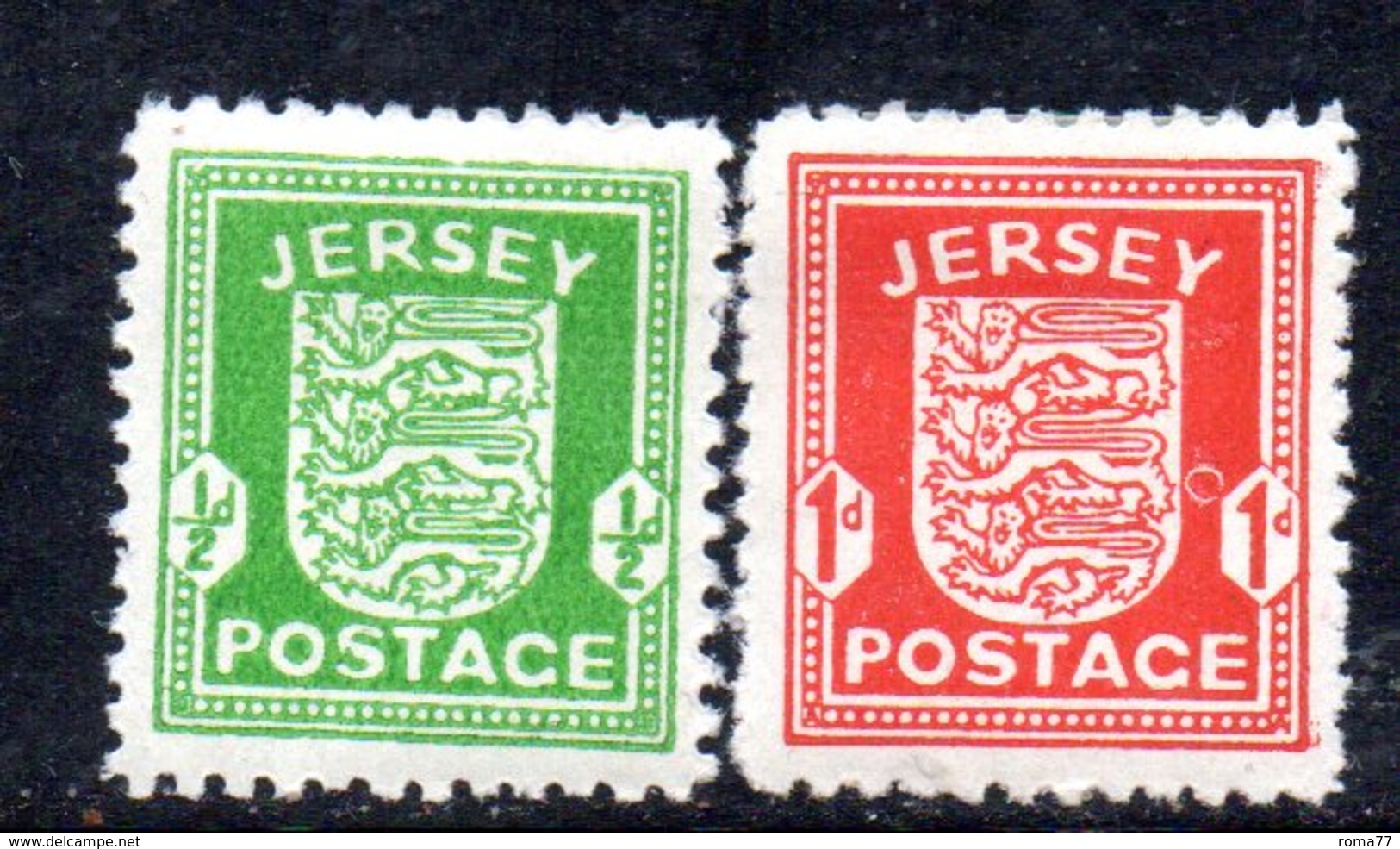 APR210 - JERSEY 1941 , La Serie Nuova * Dell'occupazione Tedesca  (2380A) . - Jersey