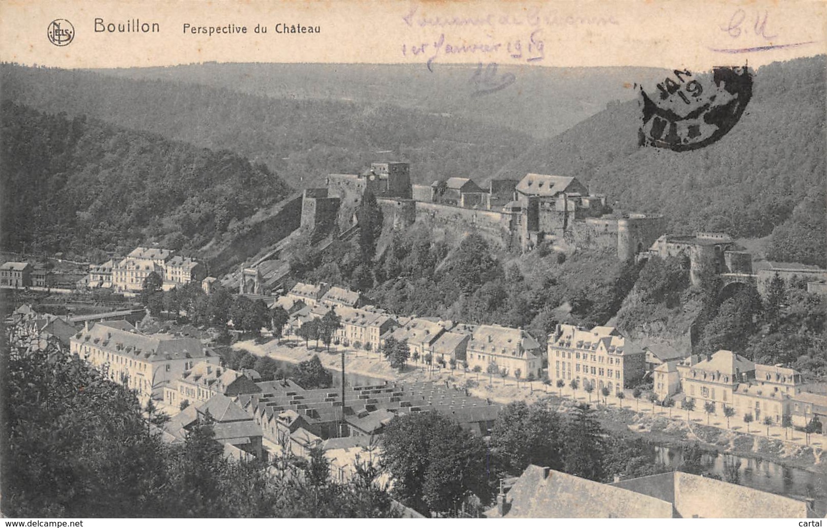 BOUILLON - Perspective Du Château - Bouillon