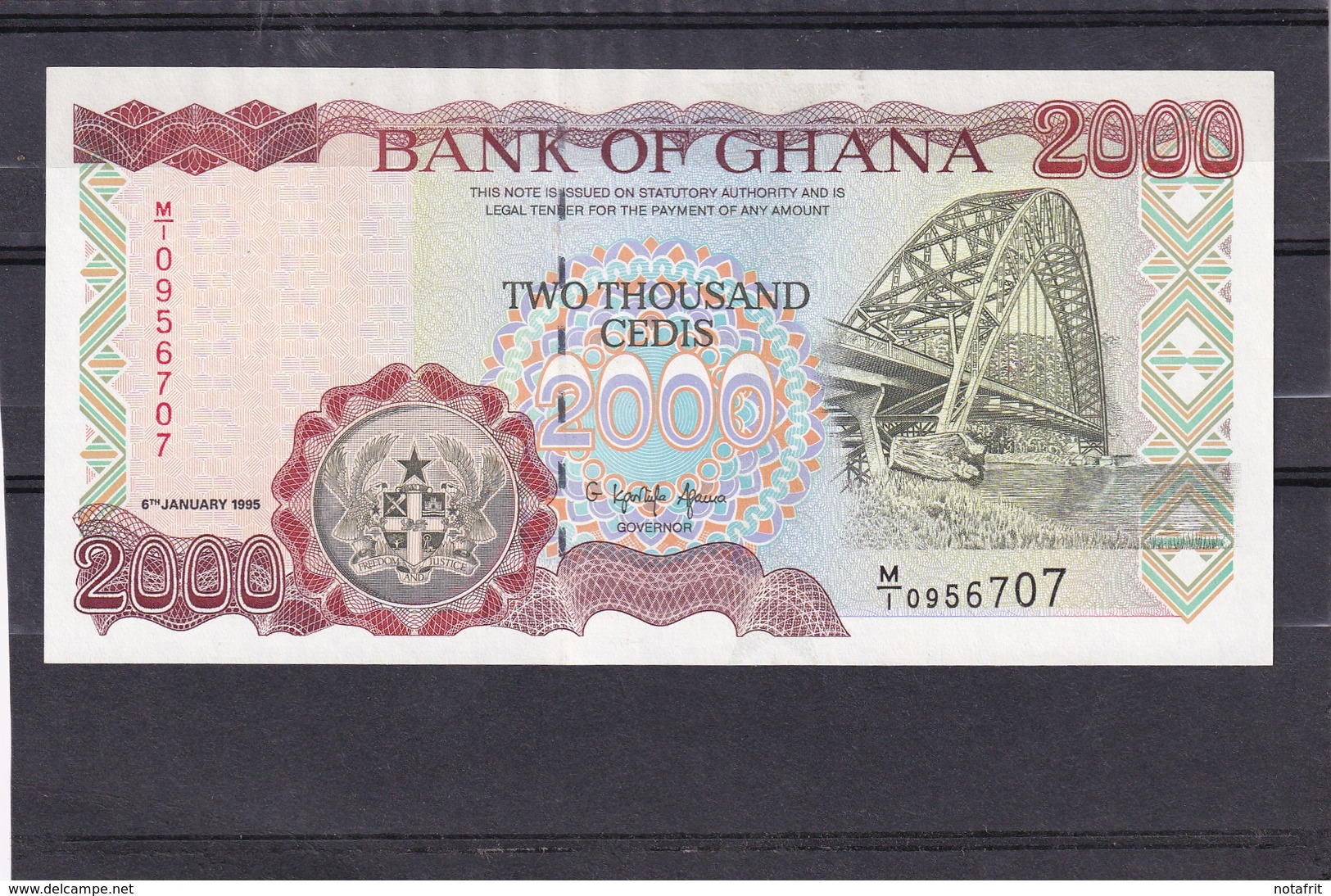 Ghana 2000 Cedis 1995  Unc - Autres - Afrique