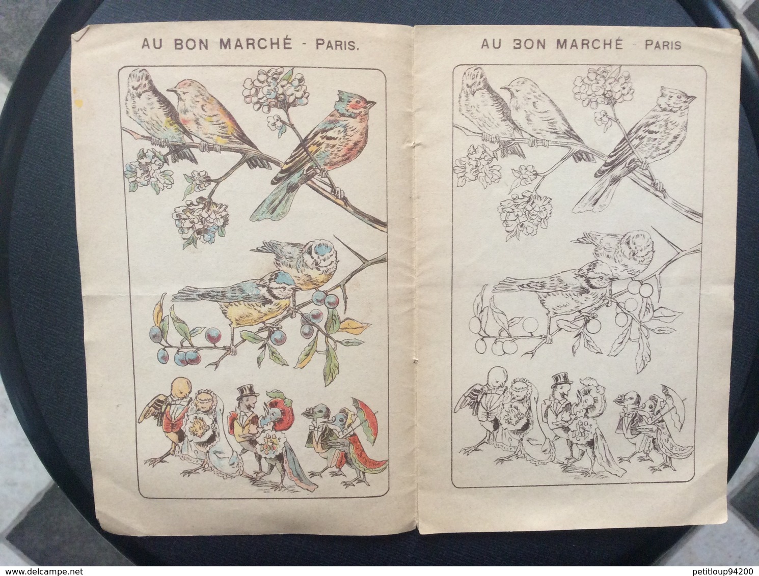 AU BON MARCHE No1 Premiers Coups De Crayon Et De Pinceau  PELLERIN Imagerie D’Epinal  ANNÉES 1890 - Autres & Non Classés