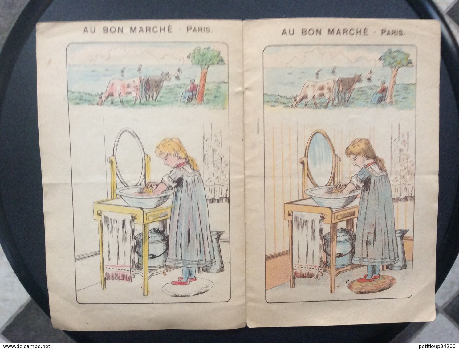 AU BON MARCHE No1 Premiers Coups De Crayon Et De Pinceau  PELLERIN Imagerie D’Epinal  ANNÉES 1890 - Autres & Non Classés