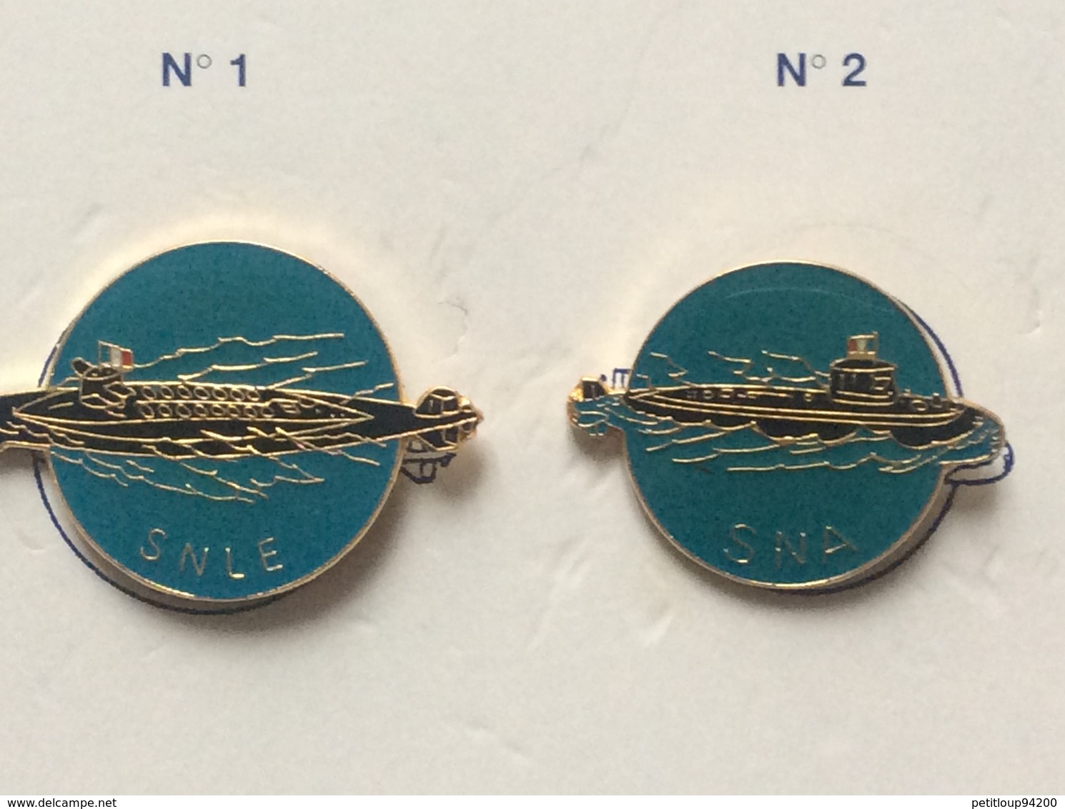 4 PIN’S MARINE NATIONALE  Forces Sous-Marines - Militaria