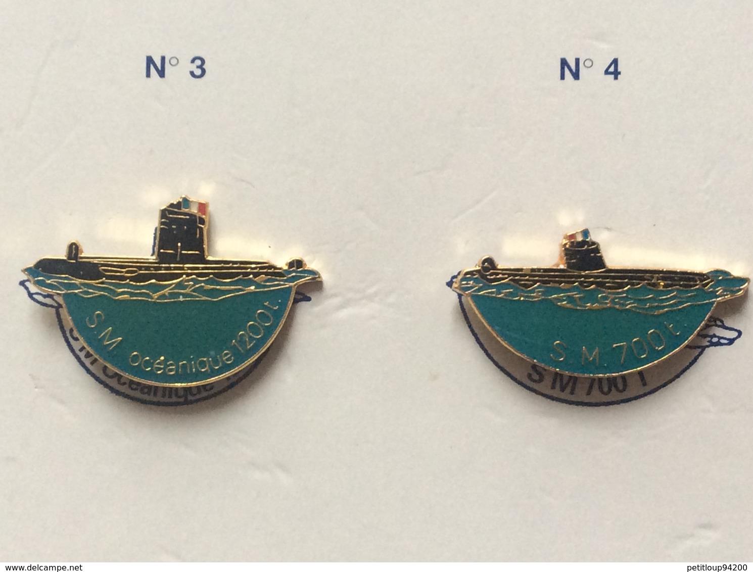 4 PIN’S MARINE NATIONALE  Forces Sous-Marines - Militaria