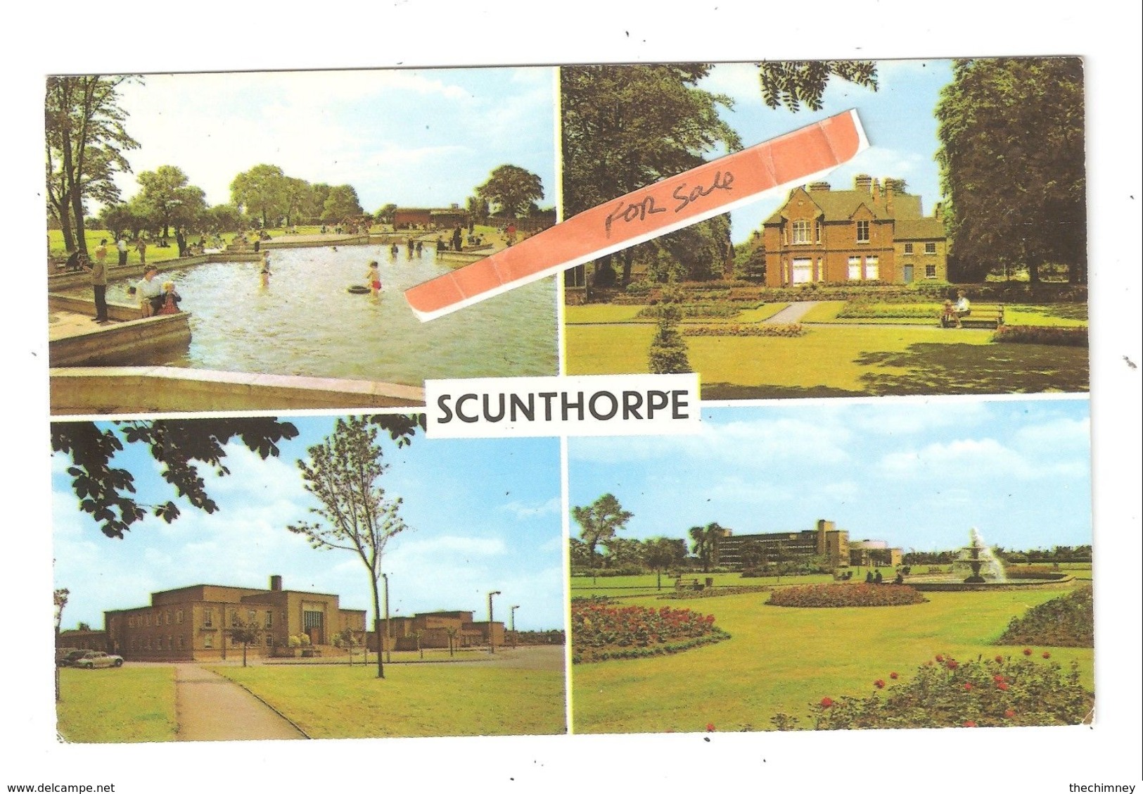 SCUNTHORPE MULTIVIEW POSTCARD UNUSED - Autres & Non Classés