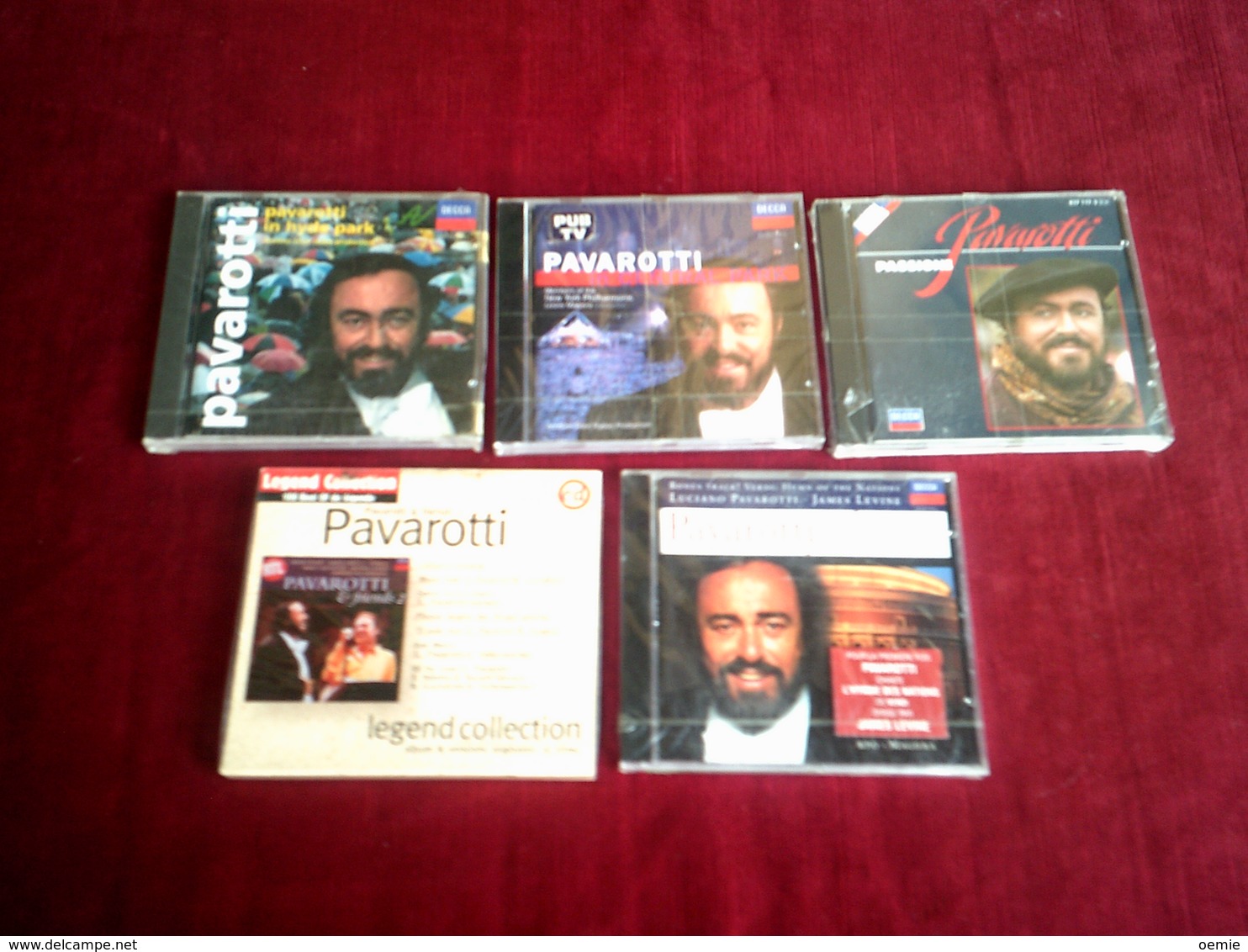 PAVAROTTI  °° COLLECTION DE 5 CD ALBUM  NEUF AVEC LEUR EMBALLAGE D'ORIGINE - Collections Complètes