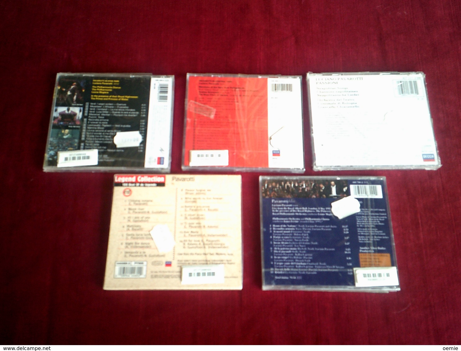 PAVAROTTI  °° COLLECTION DE 5 CD ALBUM  NEUF AVEC LEUR EMBALLAGE D'ORIGINE - Complete Collections