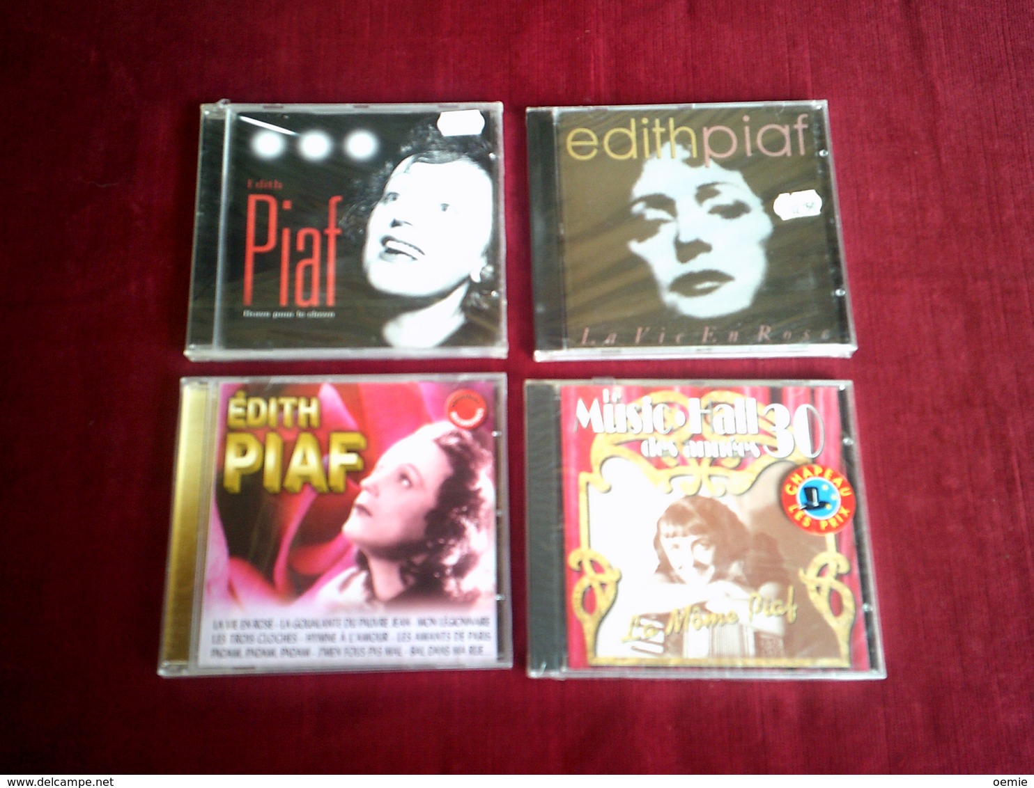 EDITH  PIAF ° COLLECTION DE 4 CD  ALBUM  NEUF  + 1 CD LIVRET - Collections Complètes