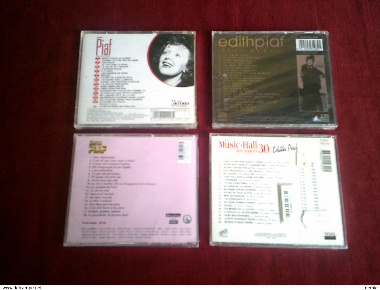 EDITH  PIAF ° COLLECTION DE 4 CD  ALBUM  NEUF  + 1 CD LIVRET - Collections Complètes
