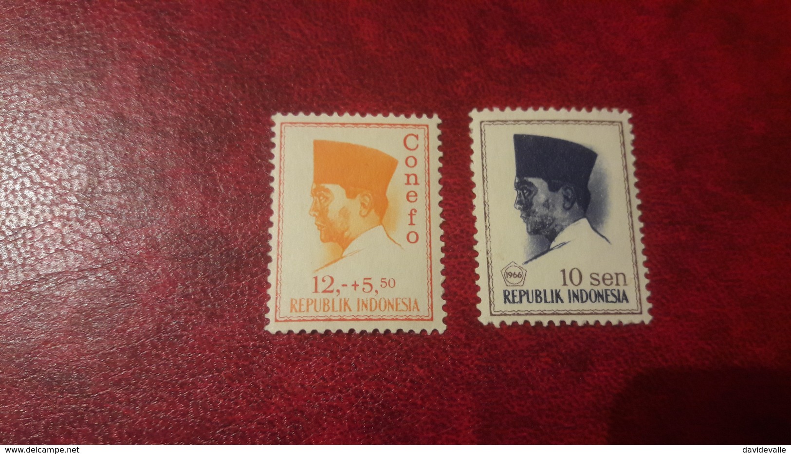 1965  1966 Conefo E Sukarno   Nuovi - Indonesia