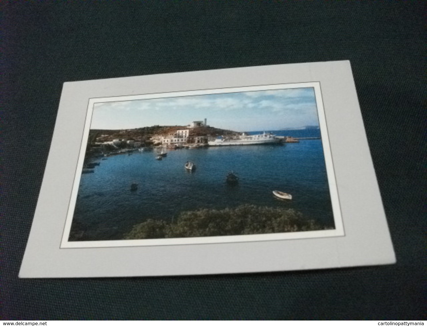 NAVE SHIP TRAGHETTO SKYROS THE CLOSED SHELTERED BAY OF LINARIA GRECIA - Ferries