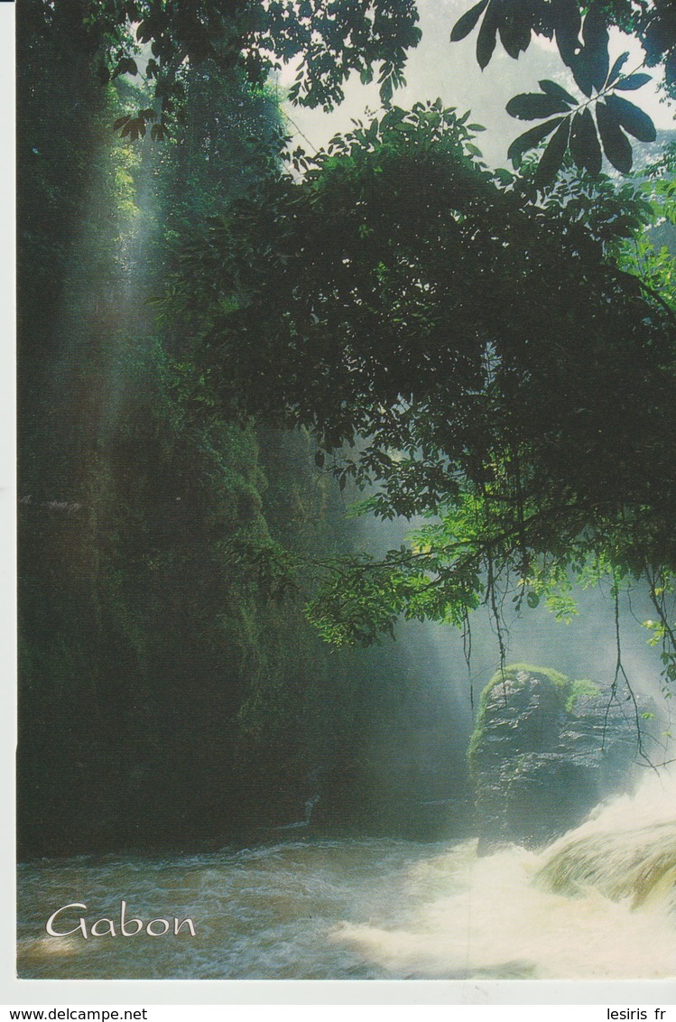 CP - RIVIÈRES DU GABON - LES CHUTES DE LA DOUAI PRES DE NZINGUI - A 694 K - TROPICOLOR - Gabón