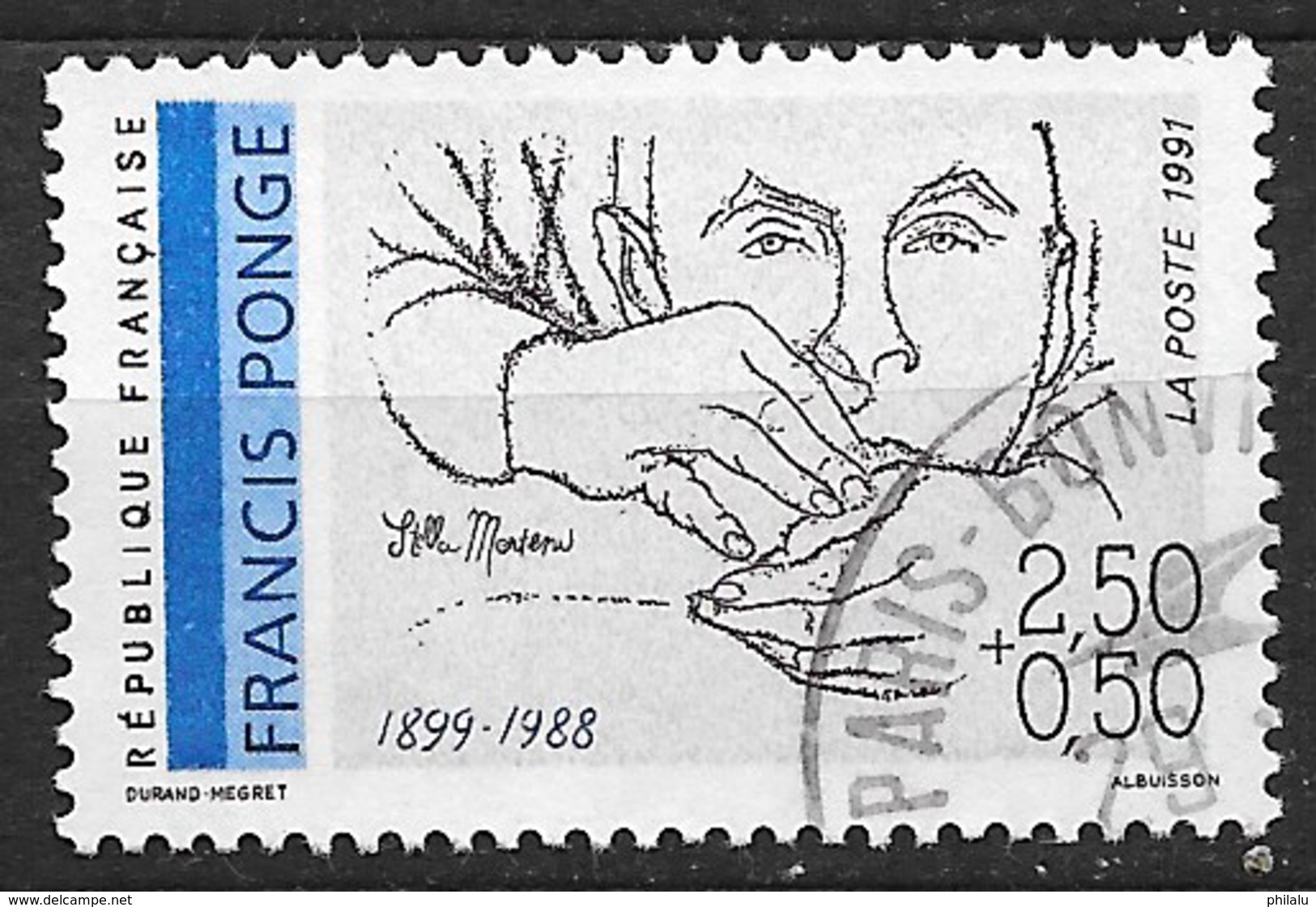 FRANCE 2684 Poètes Français Du 20éme Siècle, Francis Ponge . - Used Stamps