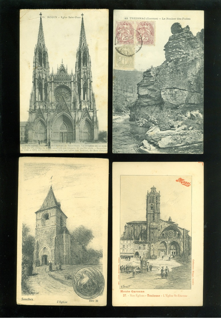 Lot de 60 cartes postales de France    Lot van 60 postkaarten van Frankrijk  - 60 scans