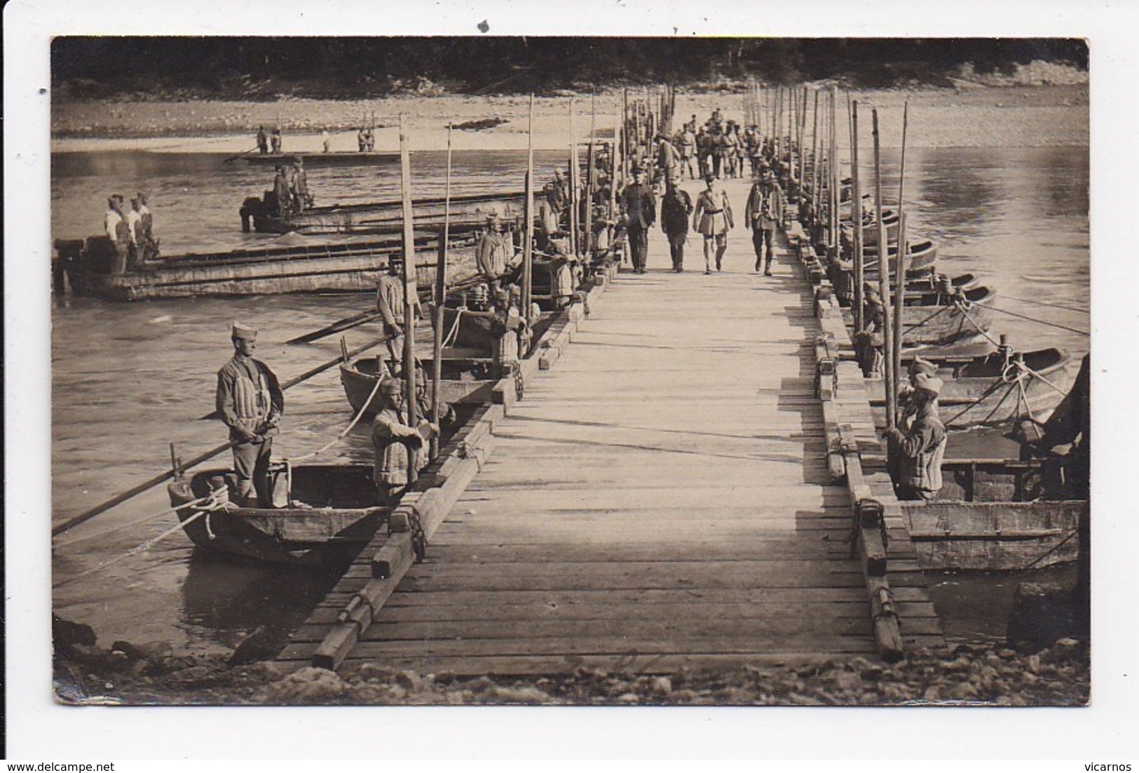 CARTE PHOTO MILITARIA (Pont Provisoire Achevé Et Passage Des Autorités) Juillet 1921 Lot De 3 Cartes - Other & Unclassified