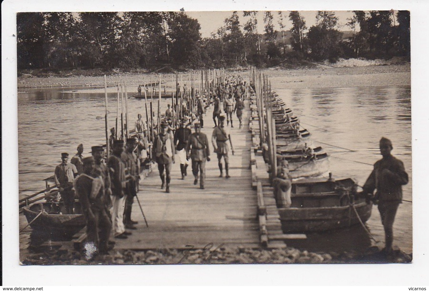 CARTE PHOTO MILITARIA (Pont Provisoire Achevé Et Passage Des Autorités) Juillet 1921 Lot De 3 Cartes - Other & Unclassified