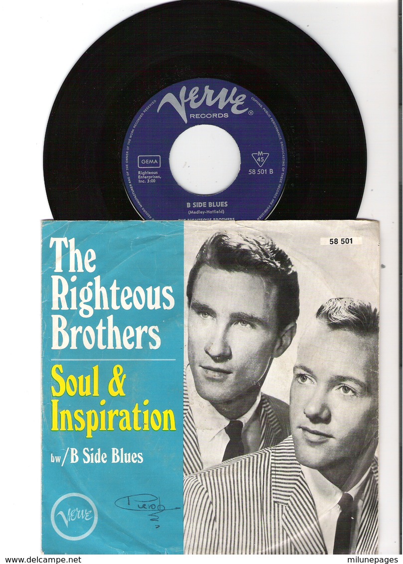 45T SP 2 Titres The Righteous Brothers Soul & Inspiration Verve 58501 Pression Allemagne - Soul - R&B