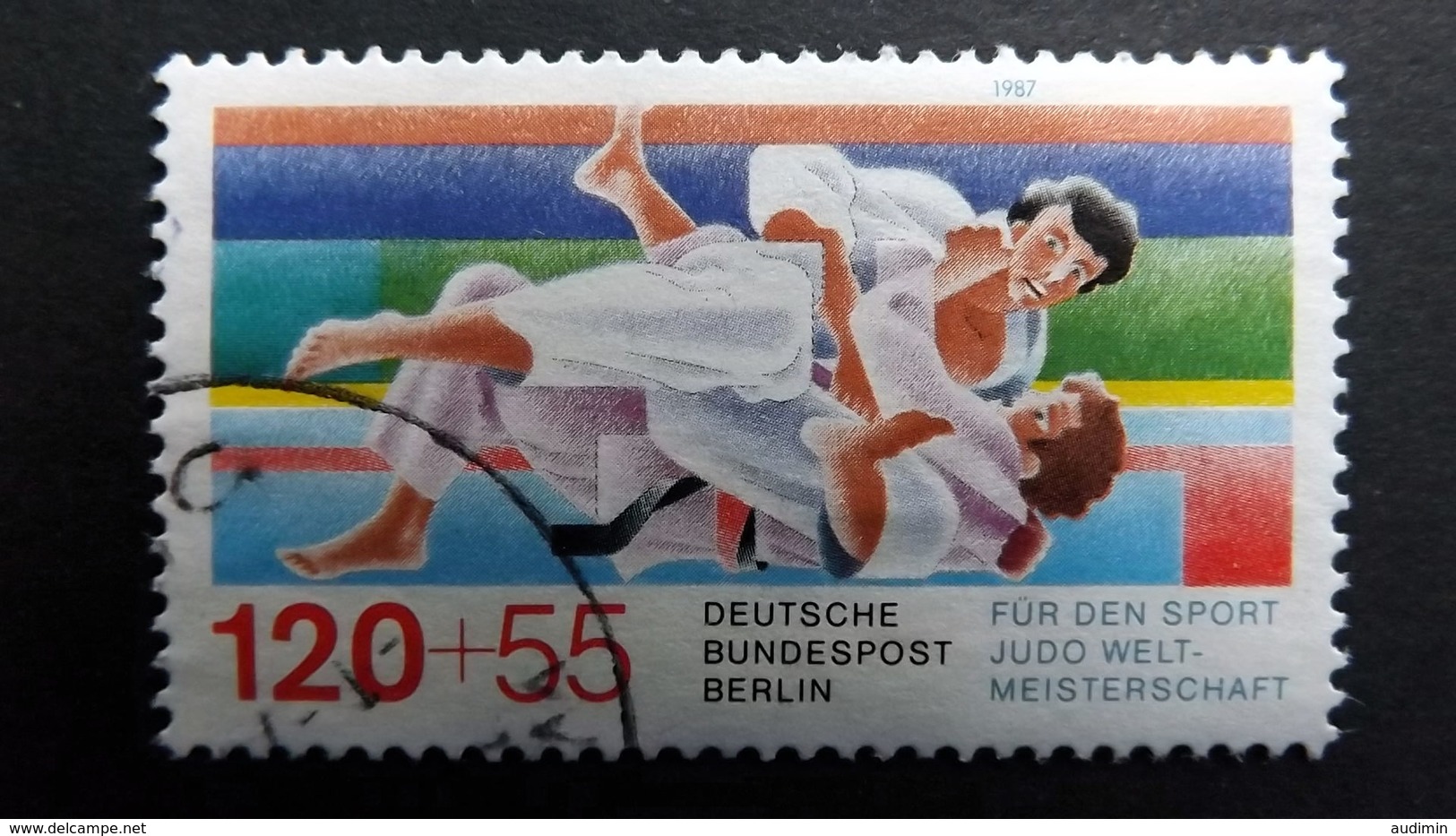 Deutschland Berlin 778 Oo/used, Sport 1987, Judo-Kampfszene - Oblitérés