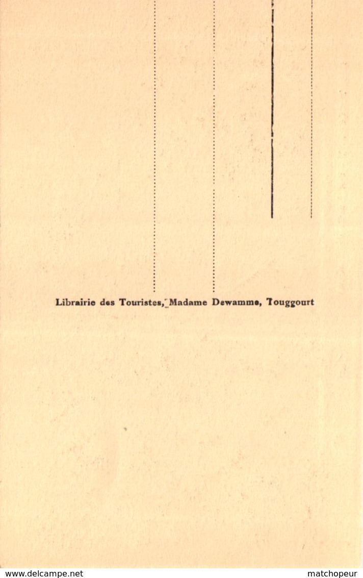 ALGERIE - TOUGGOURT UNE FAMILLE DE NOMADES - Autres & Non Classés