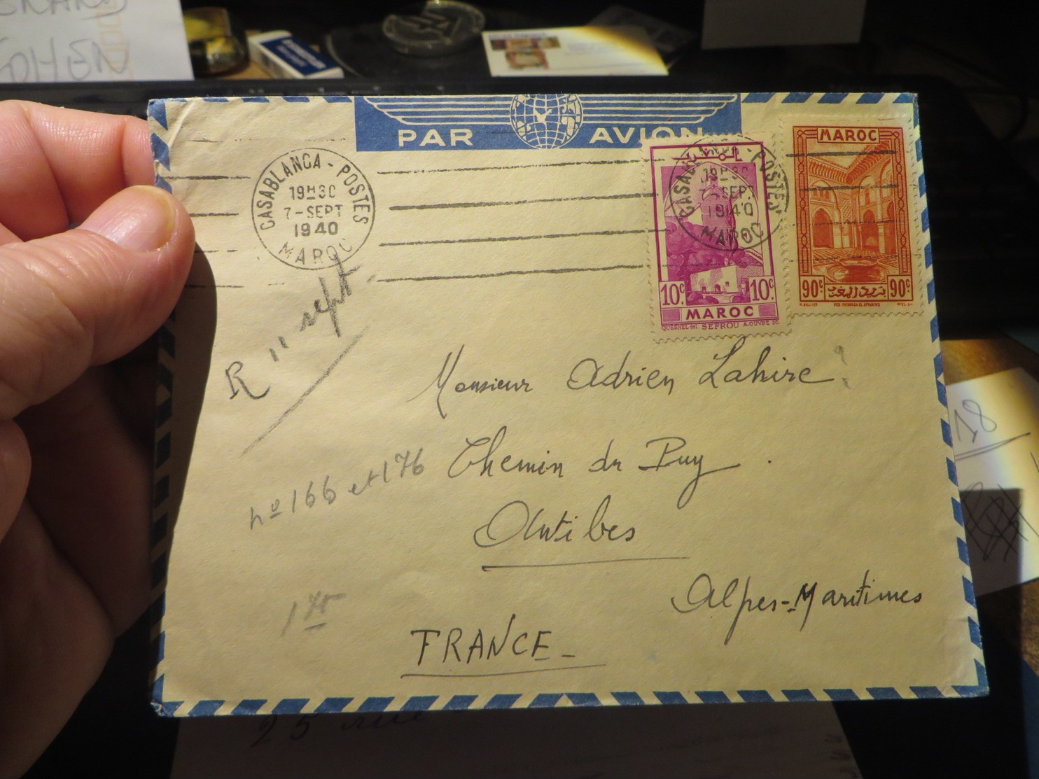 LOT DE LETTRES A VOIR VRAIMENT ET ETUDIER TRES PETITS PRIX  ,, 6 PIECES ,colonies françaises