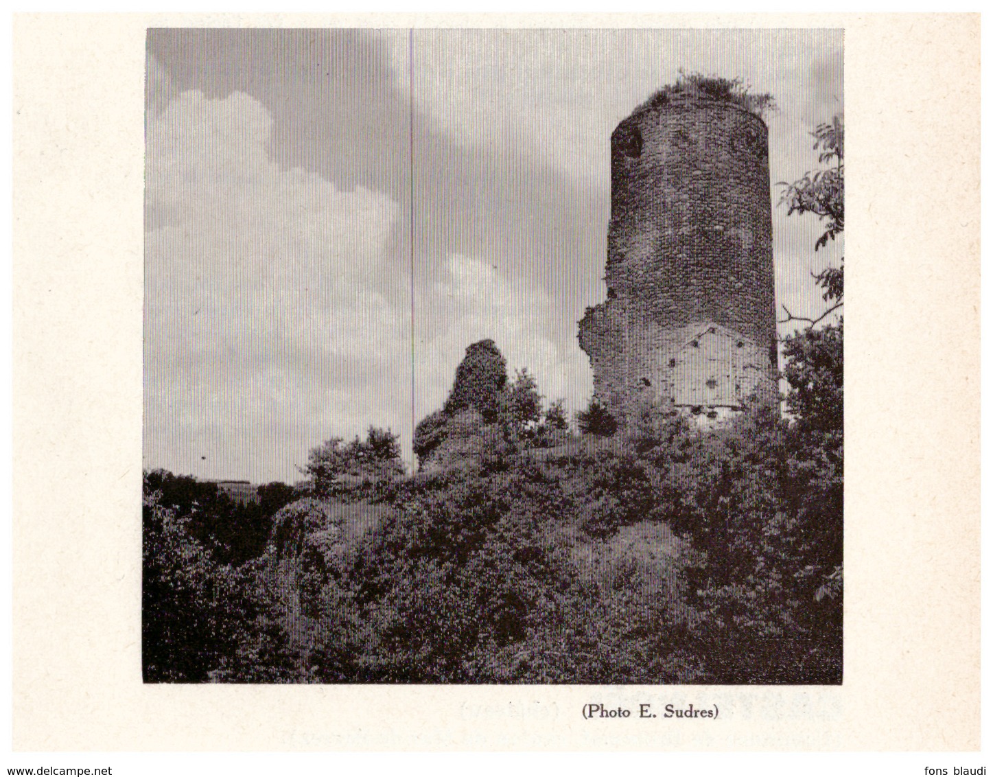 1971 - Iconographie - Sauveterre-de-Rouergue (Aveyron) - Château Castelnau-Peyralès - FRANCO DE PORT - Non Classés