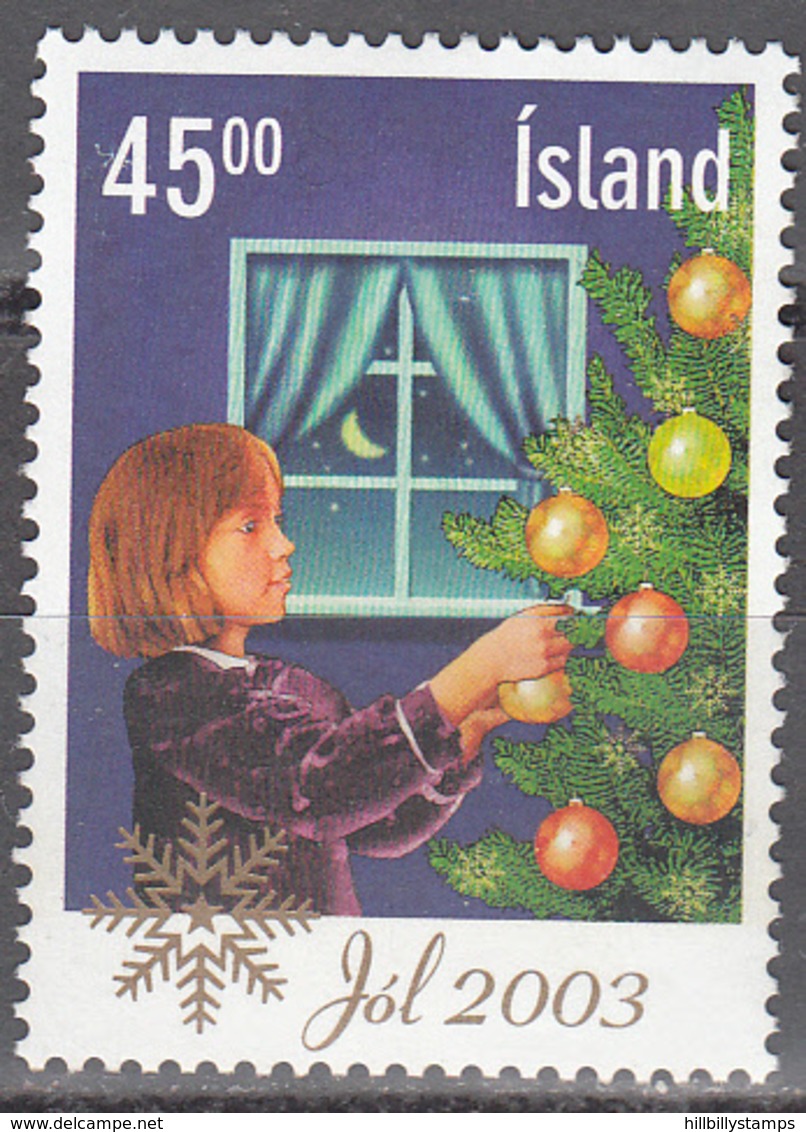 ICELAND     SCOTT NO. 1003       USED        YEAR  2003 - Used Stamps