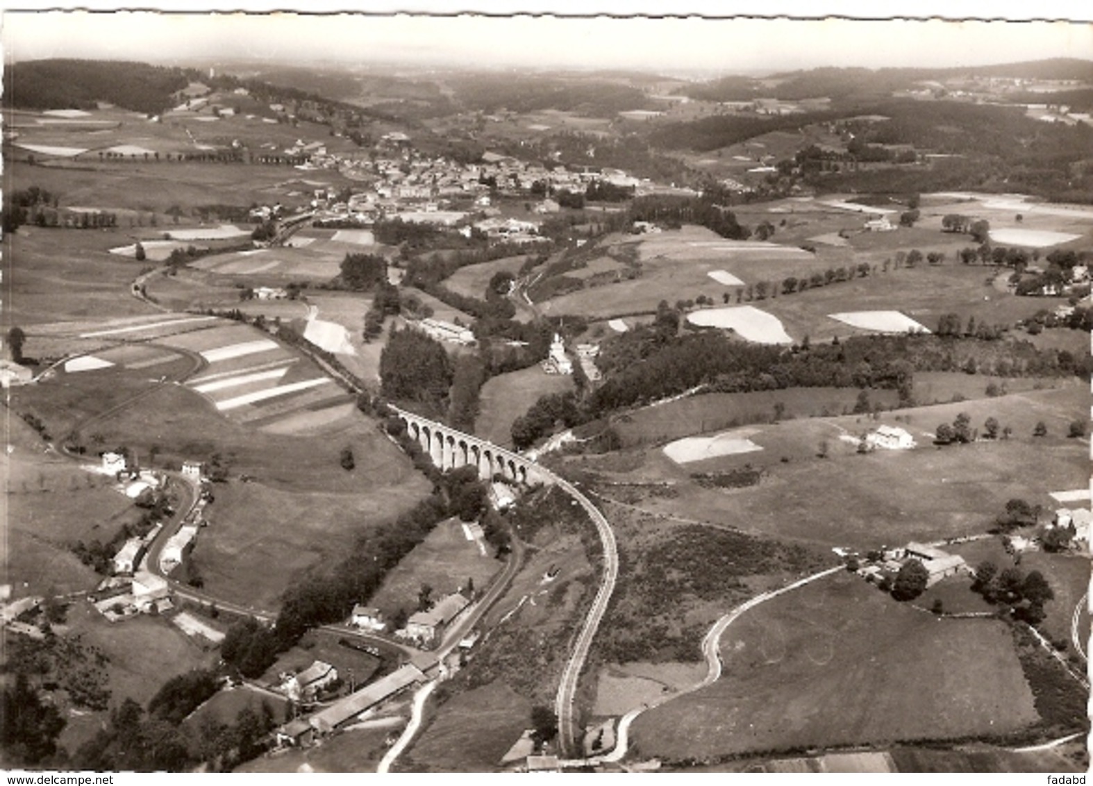 DUNIERES VUE PANORAMIQUE VIADUC DE FAURIE NON ECRIS - Autres & Non Classés